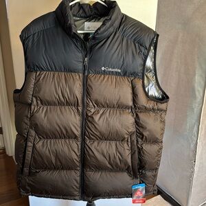 Men’s Columbia Pike Lake Vest -NWT XXL black/brown